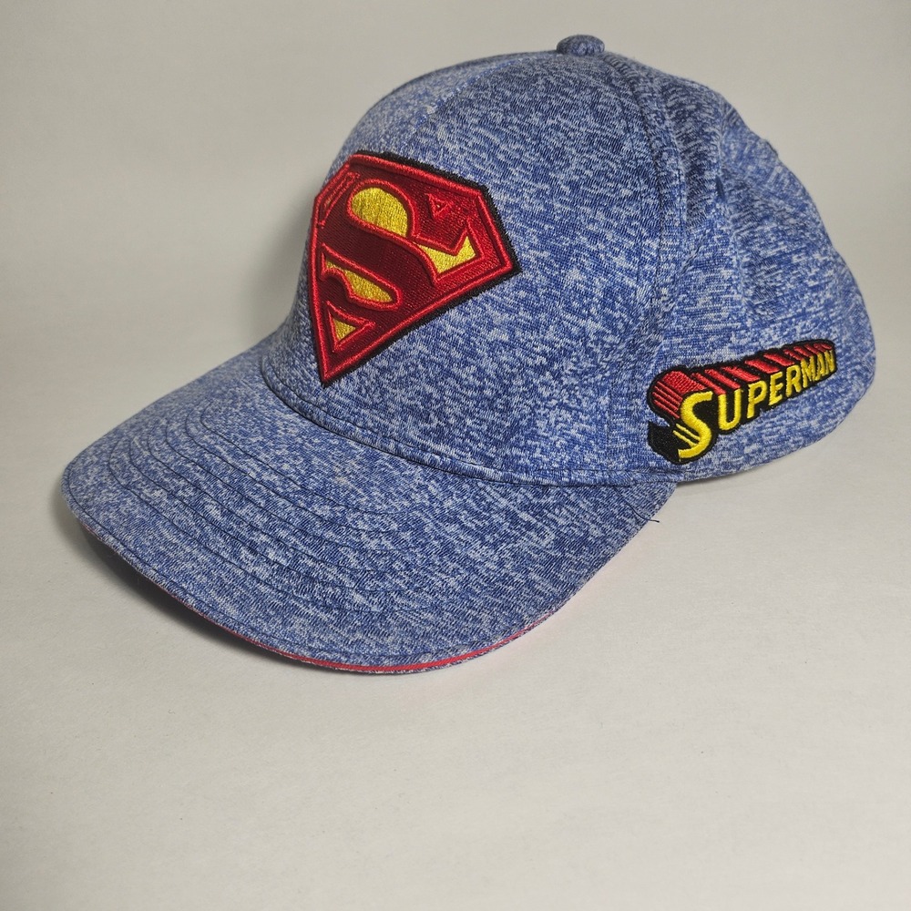 Superman DC Comics Blue Heathered Snapback Hat Berkshire Fashions 288-A18-007705